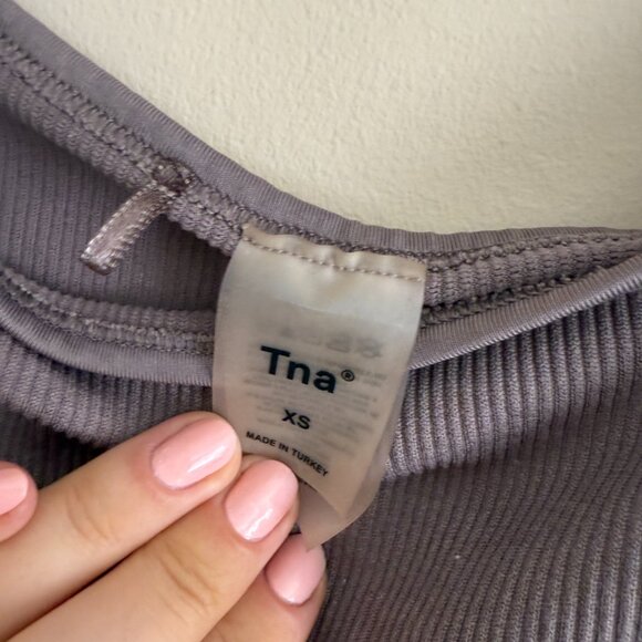 Aritzia TnaLife Ribbed Mini Bra Top - Picture 3 of 4